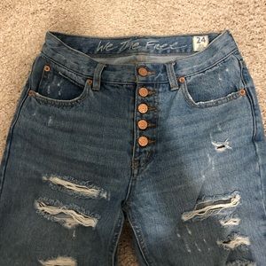 Size 24 Free People Boyfriend Jeans